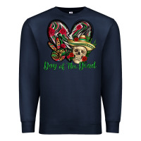 Navy Day of the dead Mexico Premium Sweatshirt - HowdyJamesFarm