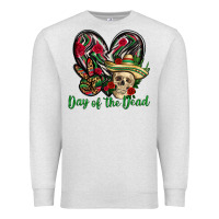 Oatmeal Heather Day of the dead Mexico Premium Sweatshirt - HowdyJamesFarm