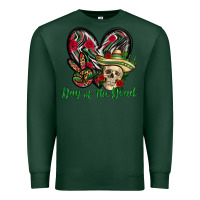 Sports Green Day of the dead Mexico Premium Sweatshirt - HowdyJamesFarm