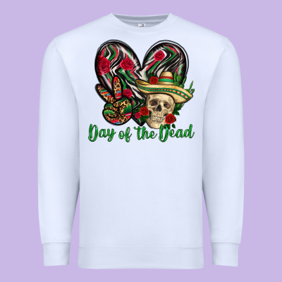 Day Of The Dead Mexico Premium Sweatshirt Designed By Howdyjamesfarm