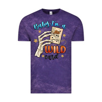 Cloud Purple baby im a wild card Vintage Tee - MaliasSmallBusiness