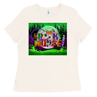 Bone one spooky nurse mouse pad Ladies Tee - BundleAndBundleShop