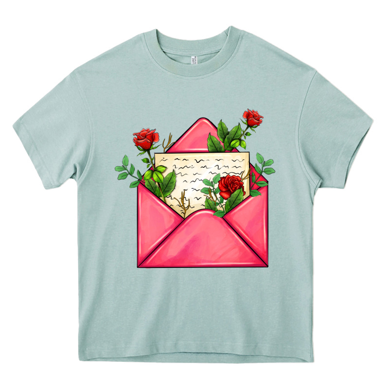 Pink Letter Heavy Core Tee by AdoDesignShop | Teevron