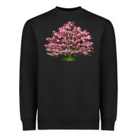 Black Flowering Dogwood Tree Heavyweight Sweatshirt - LillyAllenDesigns