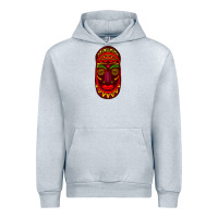 Heather Grey african masks 3 Urban Hoodie - BundleAndBundleShop