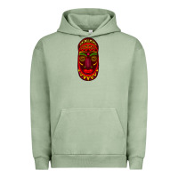 Pigment Oil Green african masks 3 Urban Hoodie - BundleAndBundleShop