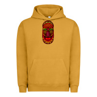 Pigment Peanut Butter african masks 3 Urban Hoodie - BundleAndBundleShop
