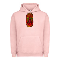 Pigment Salmon african masks 3 Urban Hoodie - BundleAndBundleShop