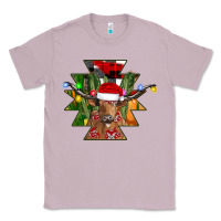 Lilac longhorn Aztec Christmas Classic Tee - CowhideDigitalArt