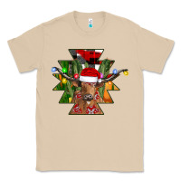 Mushroom longhorn Aztec Christmas Classic Tee - CowhideDigitalArt