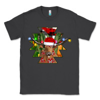 Smoke longhorn Aztec Christmas Classic Tee - CowhideDigitalArt