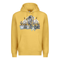 Antique Gold brain cancer warrior Premium Hoodie - CowGirlArtShop