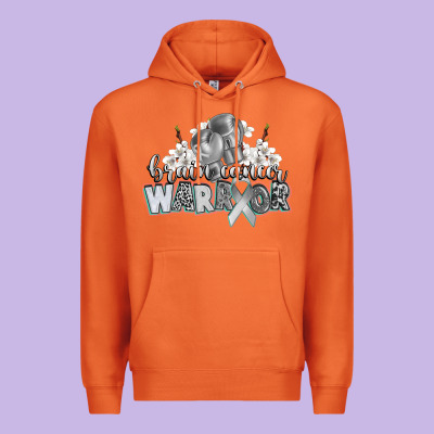 Brain Cancer Warrior Premium Hoodie Designed By Cowgirlartshop