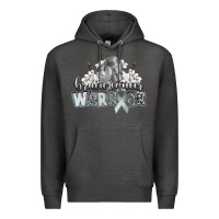 Charcoal Heather brain cancer warrior Premium Hoodie - CowGirlArtShop