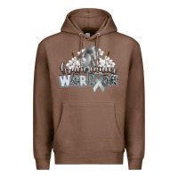 Chestnut brain cancer warrior Premium Hoodie - CowGirlArtShop