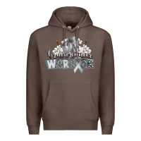 Coffee brain cancer warrior Premium Hoodie - CowGirlArtShop