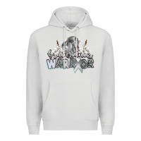 Dove Grey brain cancer warrior Premium Hoodie - CowGirlArtShop