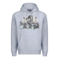 Heather Grey brain cancer warrior Premium Hoodie - CowGirlArtShop