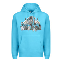 Ocean Blue brain cancer warrior Premium Hoodie - CowGirlArtShop