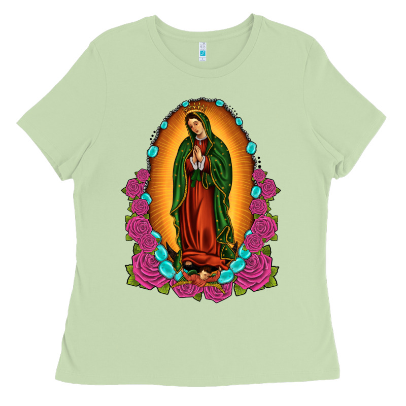 Our Lady Of Guadalupe Ladies Tee by JahusDesignShop | Teevron