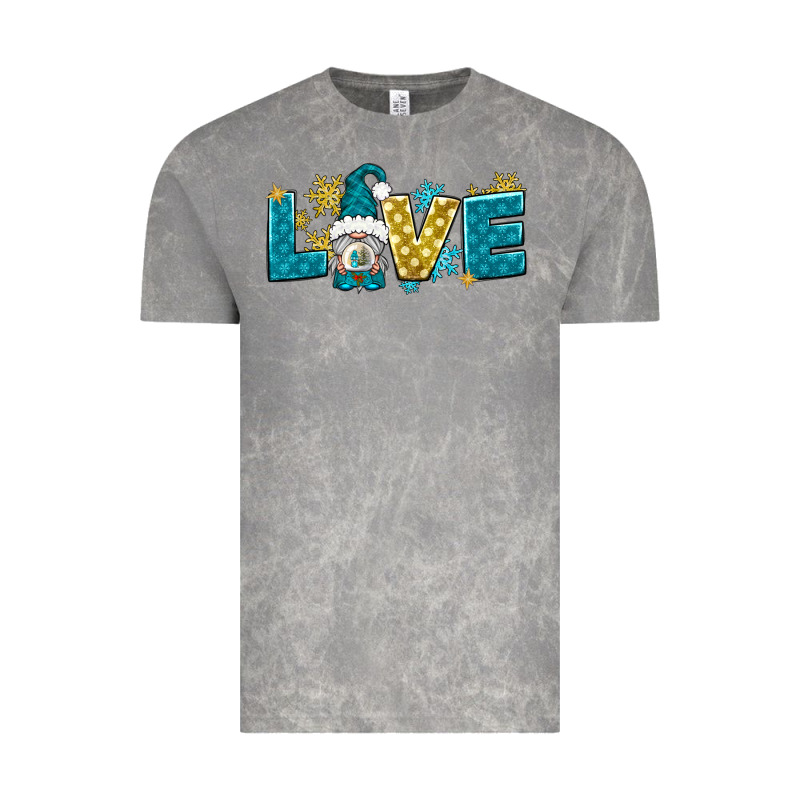 Love Winter Gnome Vintage Tee by NancyCooperArtShop | Teevron