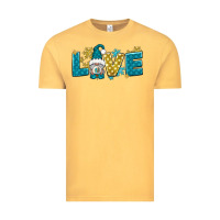 Vintage Mustard love winter gnome Vintage Tee - NancyCooperArtShop
