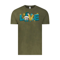 Vintage Olive love winter gnome Vintage Tee - NancyCooperArtShop