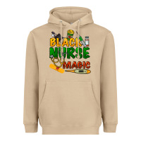 Mushroom Black Nurse magic Heavyweight Hoodie - HowdyJamesFarm