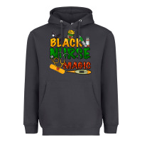 Smoke Black Nurse magic Heavyweight Hoodie - HowdyJamesFarm