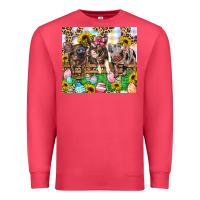 Cardinal easter farm animals Happy Easter Day Premium Sweatshirt - CowGirlArtShop