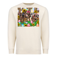 Sandshell easter farm animals Happy Easter Day Premium Sweatshirt - CowGirlArtShop