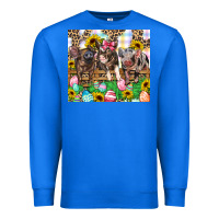 True Royal easter farm animals Happy Easter Day Premium Sweatshirt - CowGirlArtShop