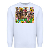 White easter farm animals Happy Easter Day Premium Sweatshirt - CowGirlArtShop