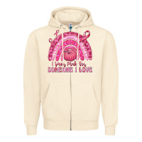 Sandshell i wear pink for someone i love Zipper Hoodie - texasbilliewilder
