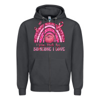Smoke i wear pink for someone i love Zipper Hoodie - texasbilliewilder