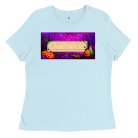 Baby Blue halloween witch custom license plate Ladies Tee - BundleAndBundleShop