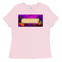 Bubblegum Pink halloween witch custom license plate Ladies Tee - BundleAndBundleShop