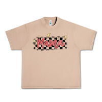Burro checkered mama Urban Heavy Tee - MaliasSmallBusiness