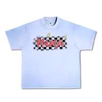 Grape Ice checkered mama Urban Heavy Tee - MaliasSmallBusiness