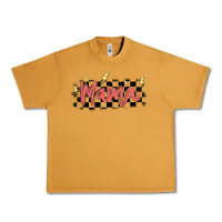 Peanut Butter checkered mama Urban Heavy Tee - MaliasSmallBusiness