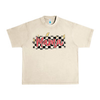 Sandshell checkered mama Urban Heavy Tee - MaliasSmallBusiness