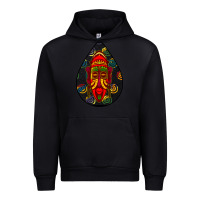 African Masks Teardrop  6 Urban Hoodie | Teevron