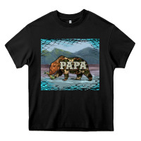 Papa Bear Tumbler Heavy Core Tee | Teevron