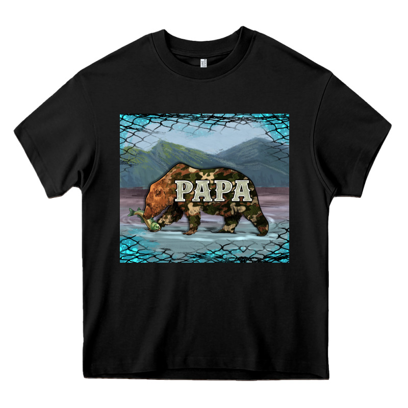 Papa Bear Tumbler Heavy Core Tee by Artiststas | Teevron