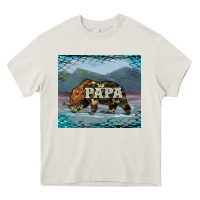 Cream papa bear tumbler Heavy Core Tee - Artiststas