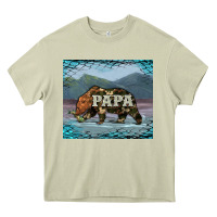Mossy papa bear tumbler Heavy Core Tee - Artiststas
