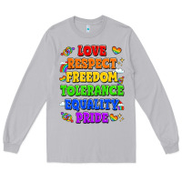 Moon Dust love respect freedom tolerance equality pride Long Sleeve Tee - LillyAllenDesigns