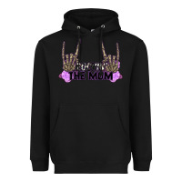 Black Rockin' the Mom Heavyweight Hoodie - CowGirlArtShop