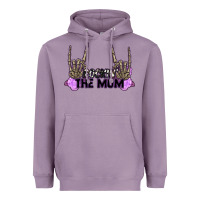 Lavender Rockin' the Mom Heavyweight Hoodie - CowGirlArtShop
