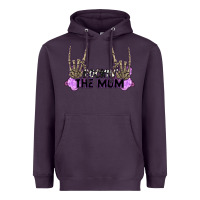 Plum Rockin' the Mom Heavyweight Hoodie - CowGirlArtShop